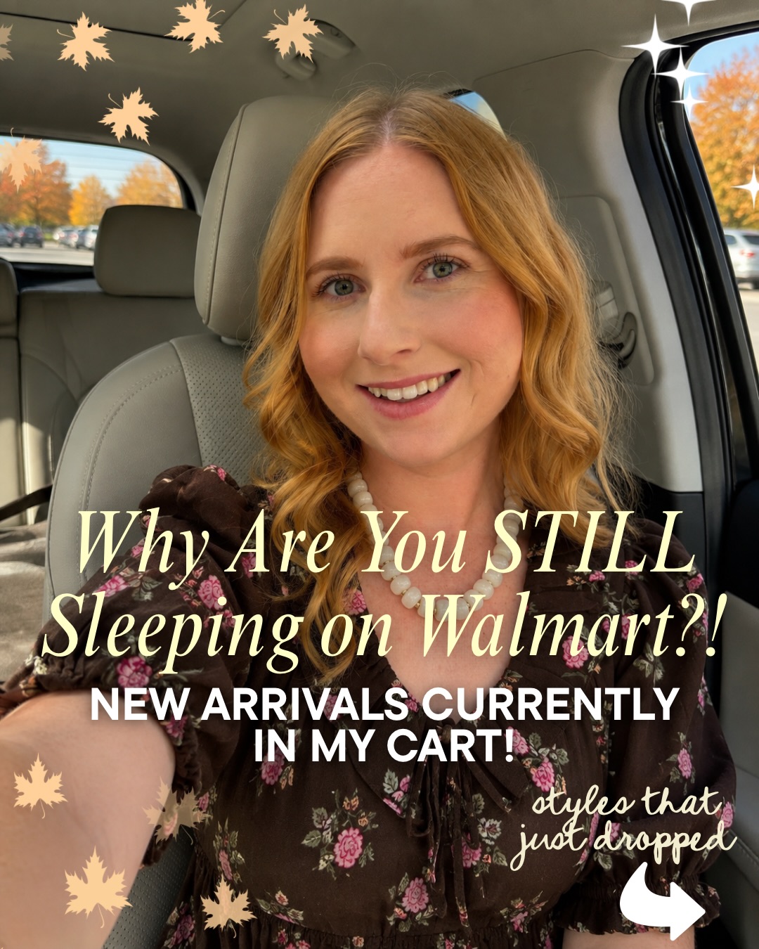 A Floral Dress and Simple Layers for an Everyday Shopping Look